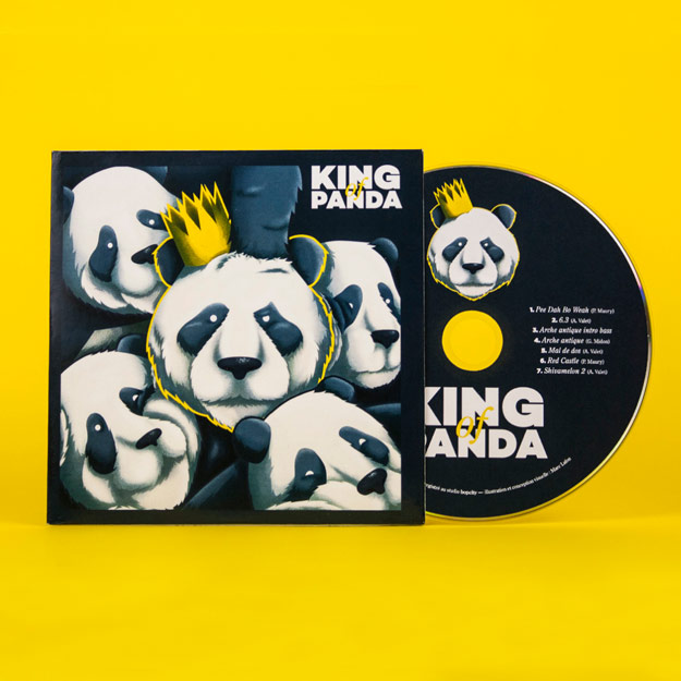 album cover King of Panda — illustration