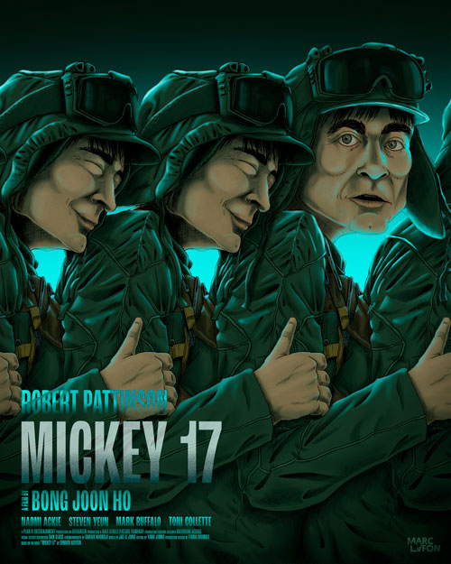 Mickey 17 - Affiche alternative illustrée